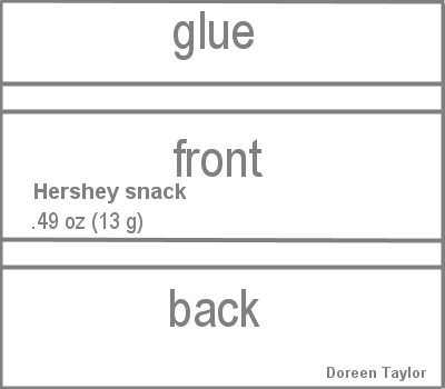 mini hershey candy wrapper template